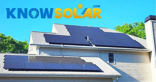 Solar installation in East Greenwich, RI