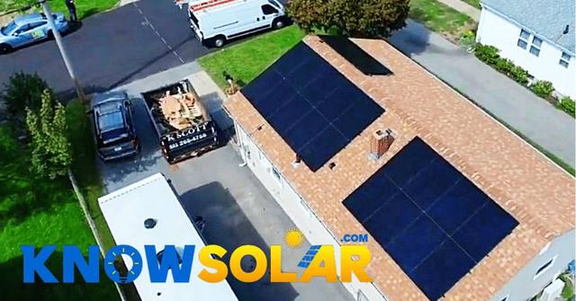 Solar installation in North Providence, RI