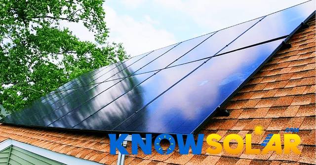 Solar installation in Rumford, Ri