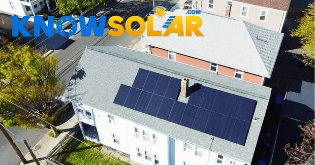 Solar installation in Pawtucket, RI