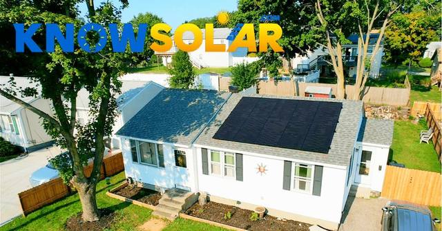 Solar installation in West Warwick, RI