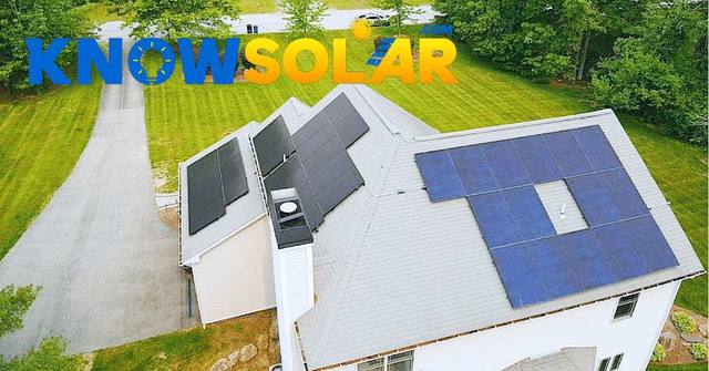 Solar installation in Exeter, RI