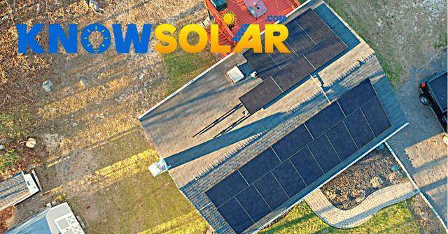 Solar installation in Scituate, RI