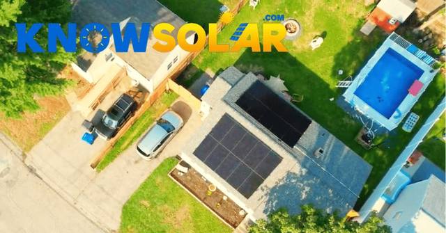 Solar installation in Warren, RI